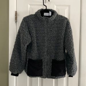 ZELLA GIRLS SHERPA JACKET SIZE M 8/10